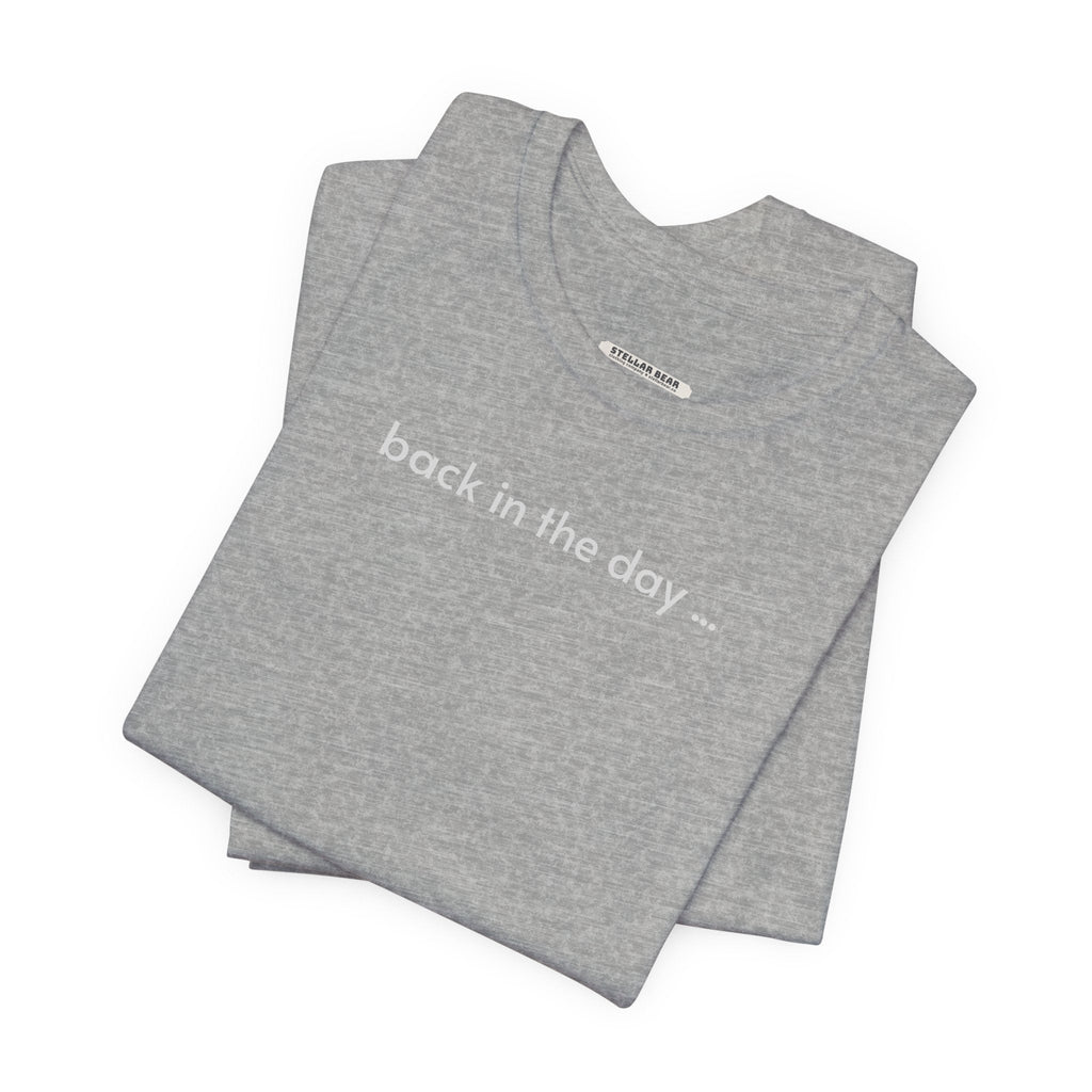 Back in the Day Minimalist Style T-Shirt product image 3