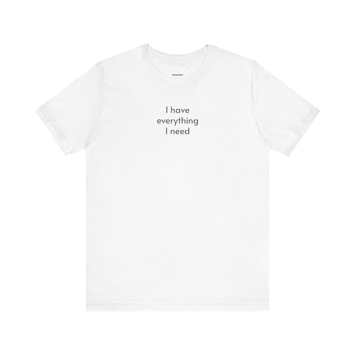 I Have Everything I Need Minimalist Style T-Shirt product image 10
