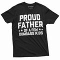 Men's funny dad of few dumbass kids t-shirt girls boys product image 1