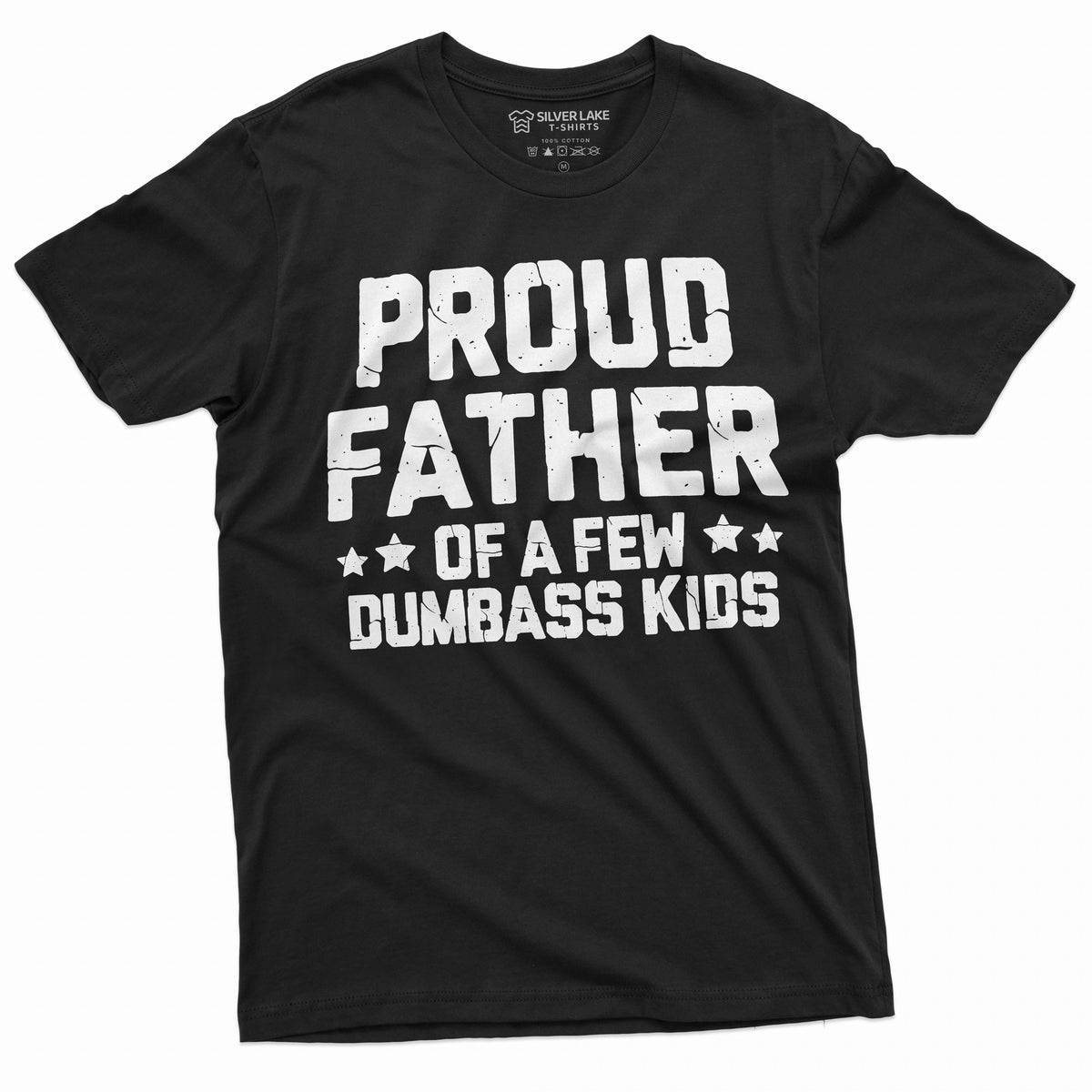 Men's funny dad of few dumbass kids t-shirt girls boys product image 1