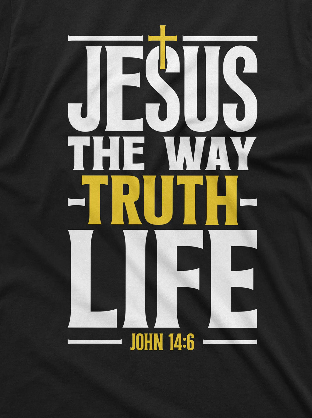Jesus T-shirt Christian way truth life tee shirt Church Mom product image 2