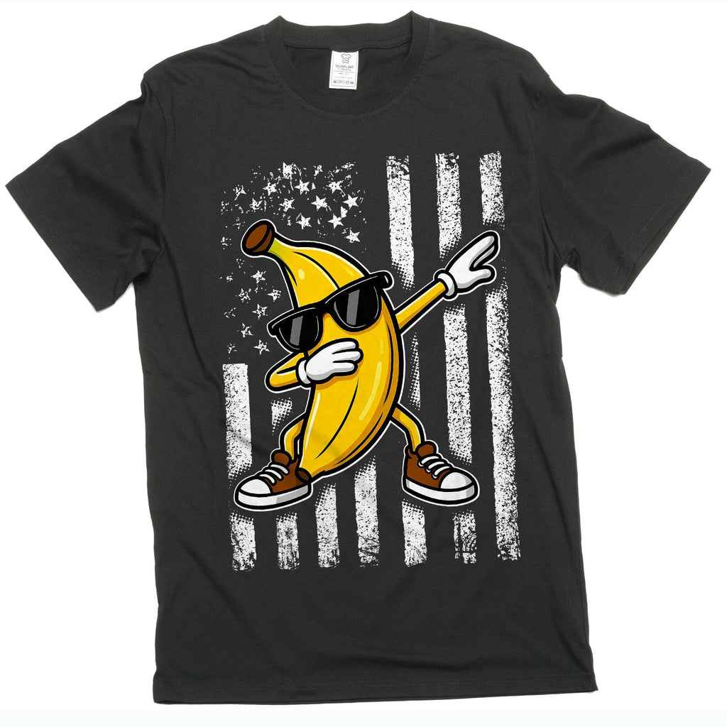 USA Banana Flag Tee America Patriotic Shirt Funny Humorous product image 1