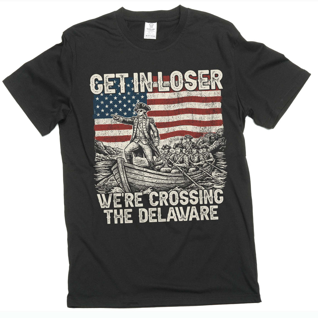 Men's Funny We're Crossing The Delaware Graphic T-Shirt 4th product image 2
