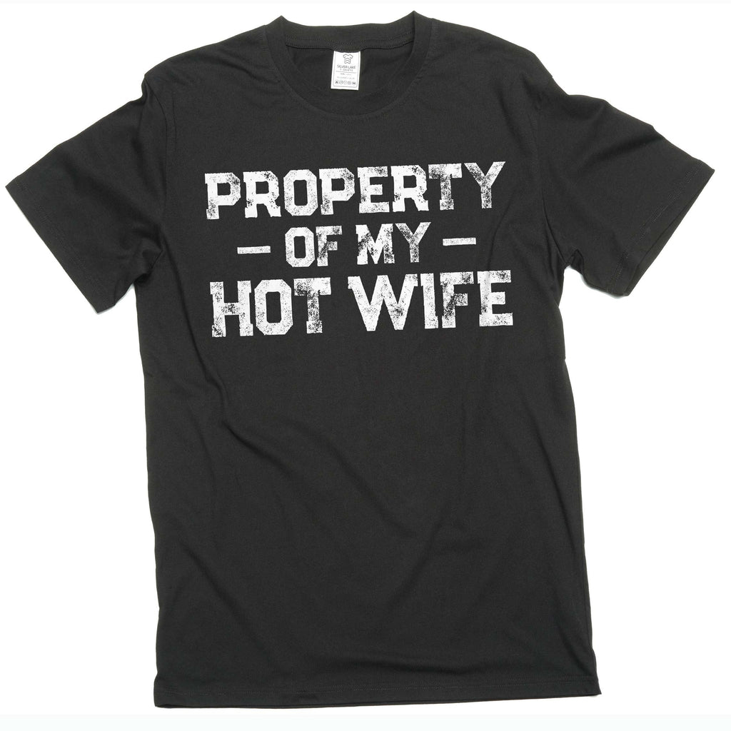 Property of my hot wife Men's T-shirt Valentine's day product image 1