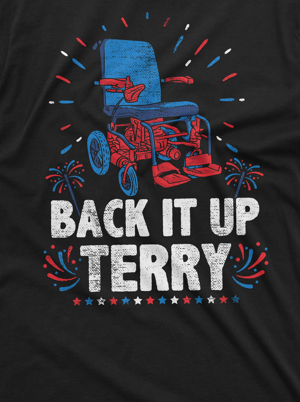 Men's funny 4th of July T-shirt Back it up Terry popular product image 2