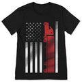 Trucker American Flag Truck Driver 18 Wheeler 4th July product image 1