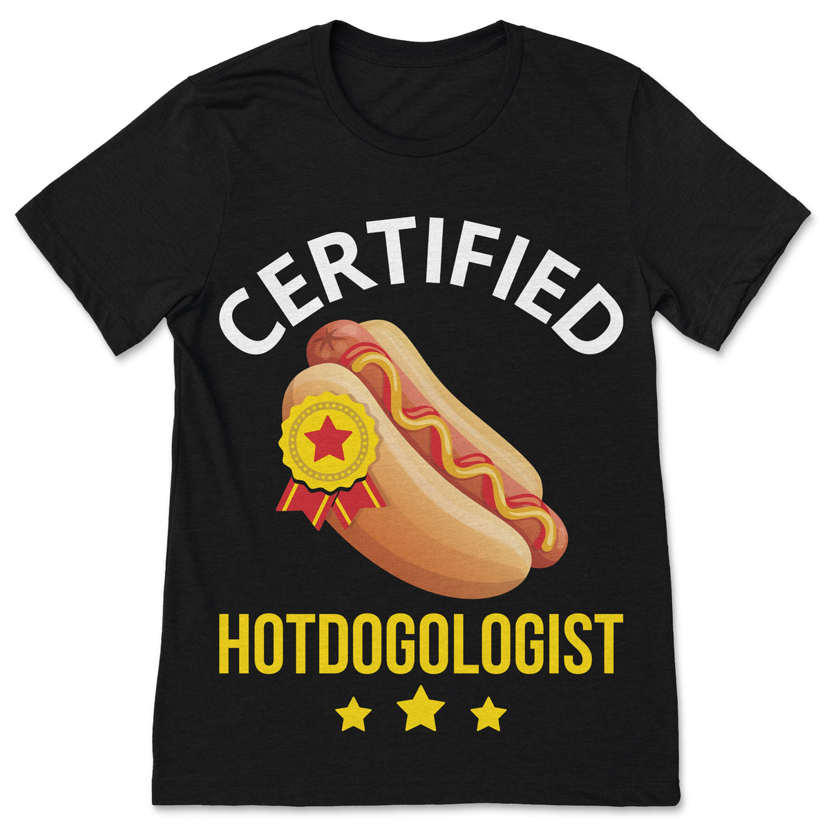 Certified Hotdogolist Hot Dog T-Shirt, Funny hotdog Lovers product image 1