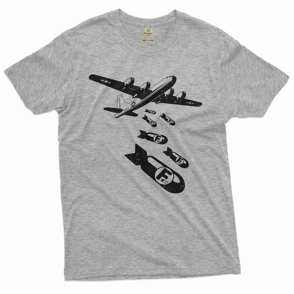 Men's Funny T-shirt airplane F-bomb Tee shirt Birthday gift product image 5