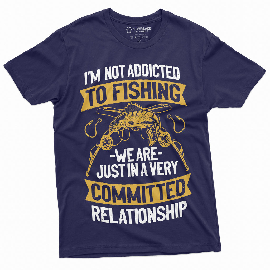 Men's Funny Fishing T-shirt Addicted to Grandpa Dad husband product image 11
