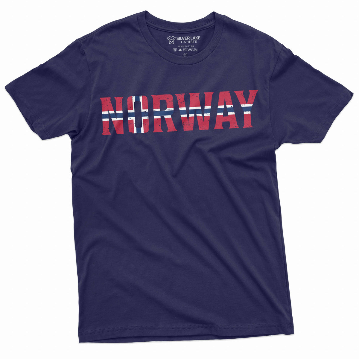 Men's Norway T-shirt Norge Norwegian Flag coat of arms tee product image 3