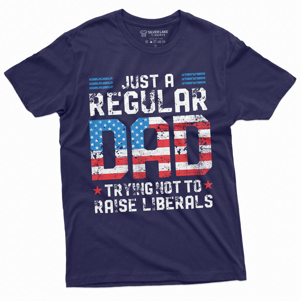 Men's Father's Day T-shirt Anti Liberal Republican Dad Gift product image 10