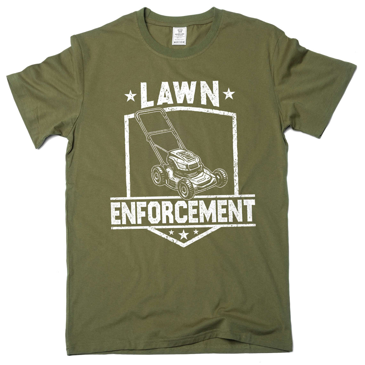 Father's day Funny lawn enforcement Dad grandpa tee shirt product image 4