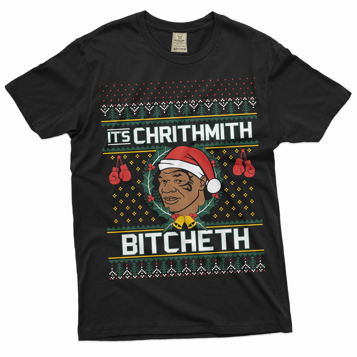 Funny Christmas Shirt Mike Tyson It's Chrithmith Bicheth product image 1
