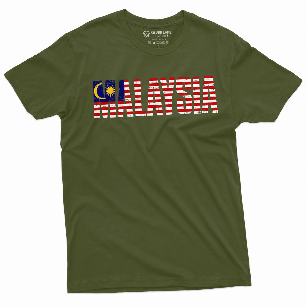 Men's Malaysia T-shirt coat of arms flag patriotic nation product image 1