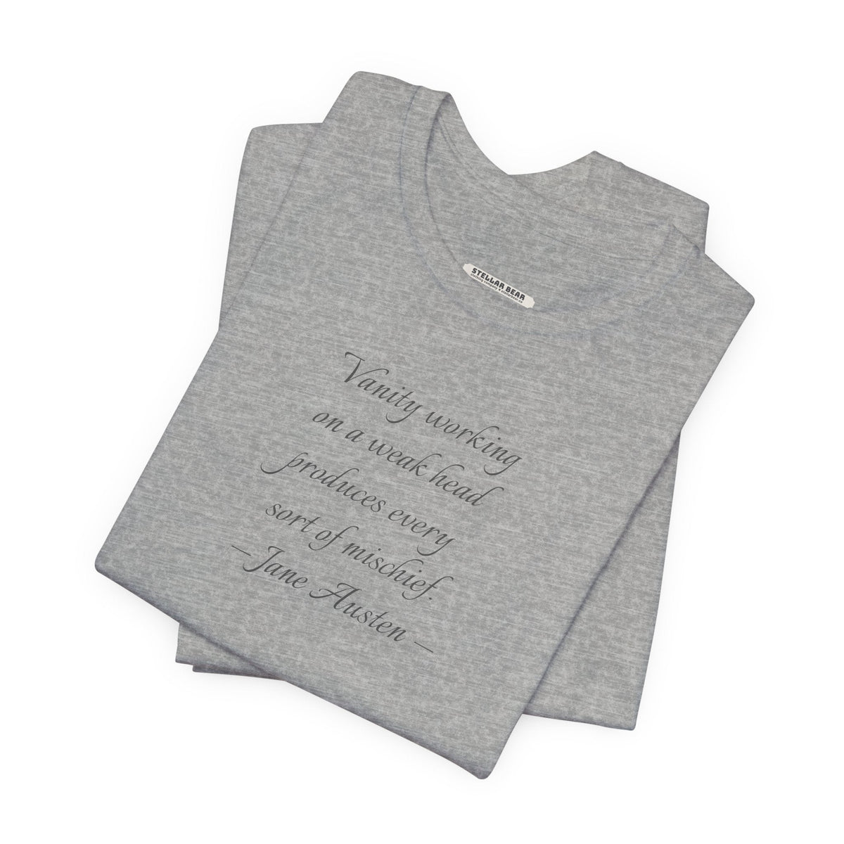 Vanity Quote T-Shirt (Jane Austen) product image 3