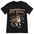 Pit Bull Anatomy Shirt, Pitbull Mom Dad Gift, Dog Lover product image 1