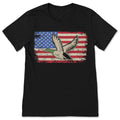 American Flag Duck Hunting T-Shirt, Hunter Gifts, Waterfowl product image 1