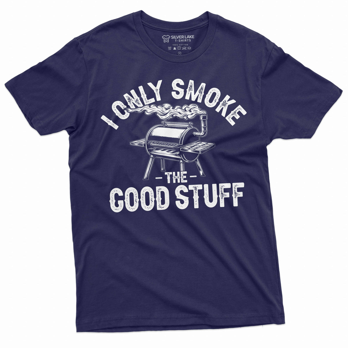 Men's Funny BBQ grilling grill T-shirt smoke good stuff product image 3