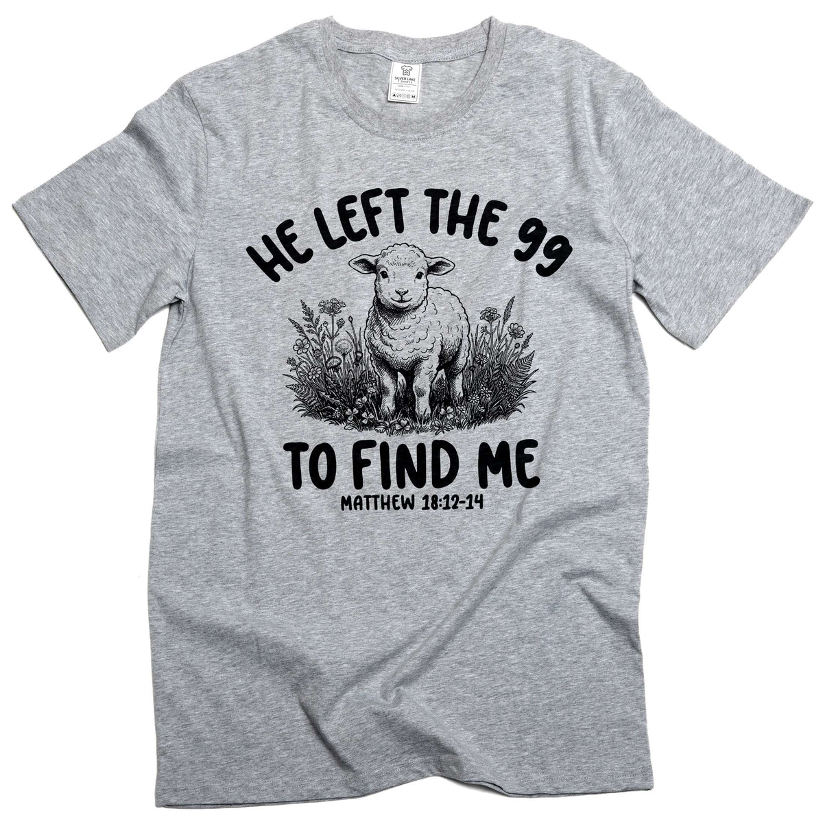 He Left The 99 To Find Me Shirt Christian Faith Lost Sheep product image 5