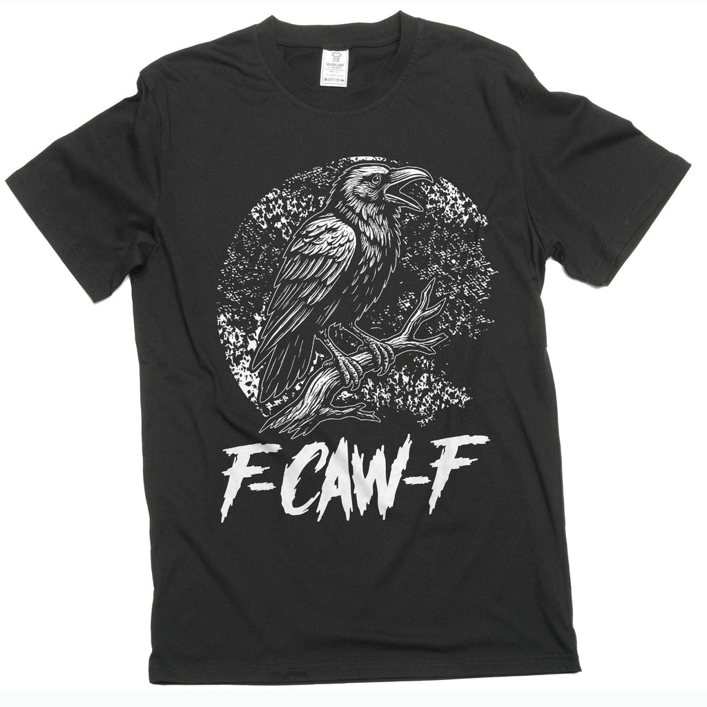 Men's Black Crow, F-Caw-F Funny Bird moon Gothic Adult product image 1