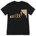 Climbing Evolution Funny T-Shirt, Gift For Climber Bolder product image 1