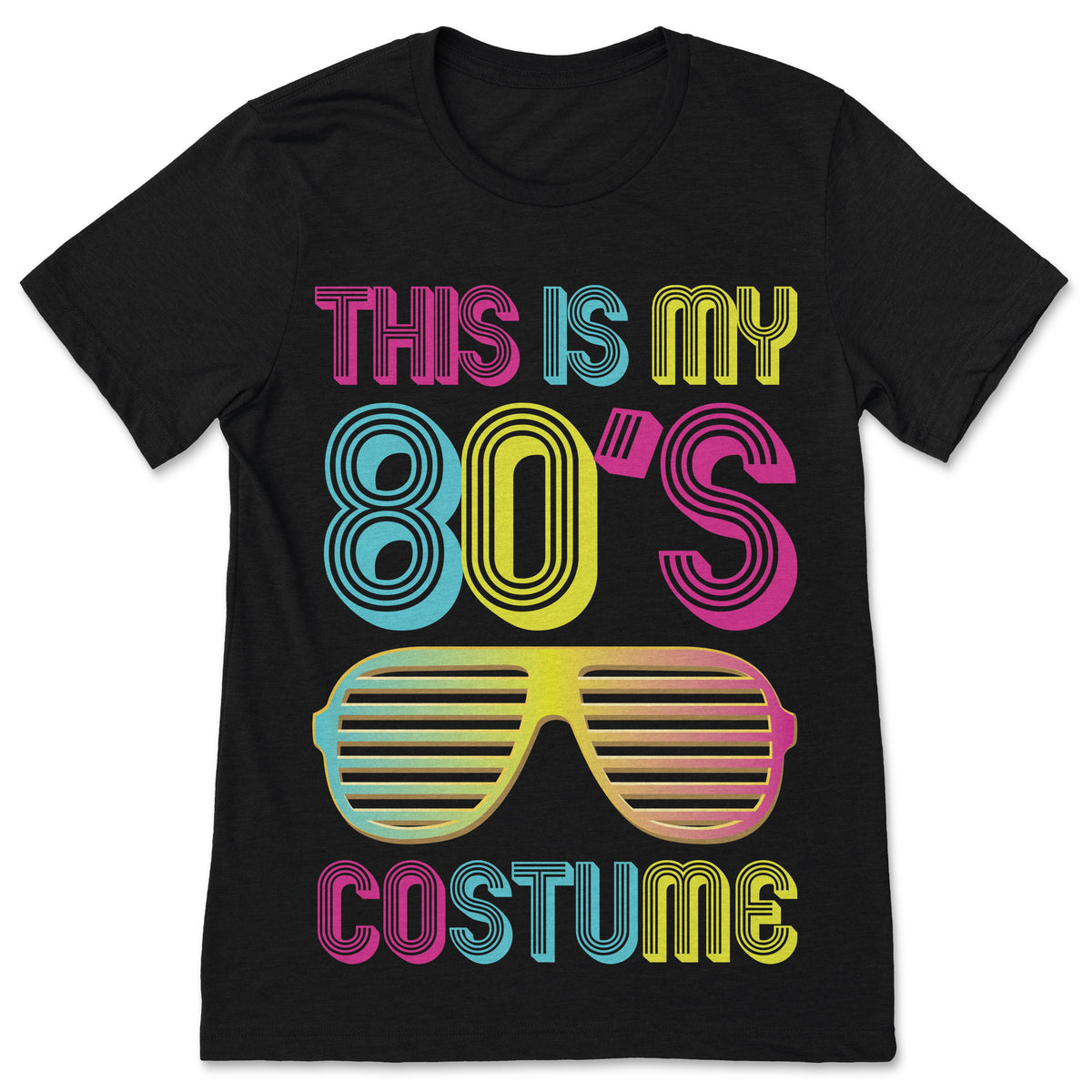 80s T-Shirt, Costume Clothing T Shirts, Party Tee, Birthday product image 1