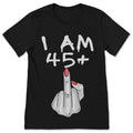 I Am 45 Plus 1 Middle Finger T-Shirt Funny 46th Birthday product image 1