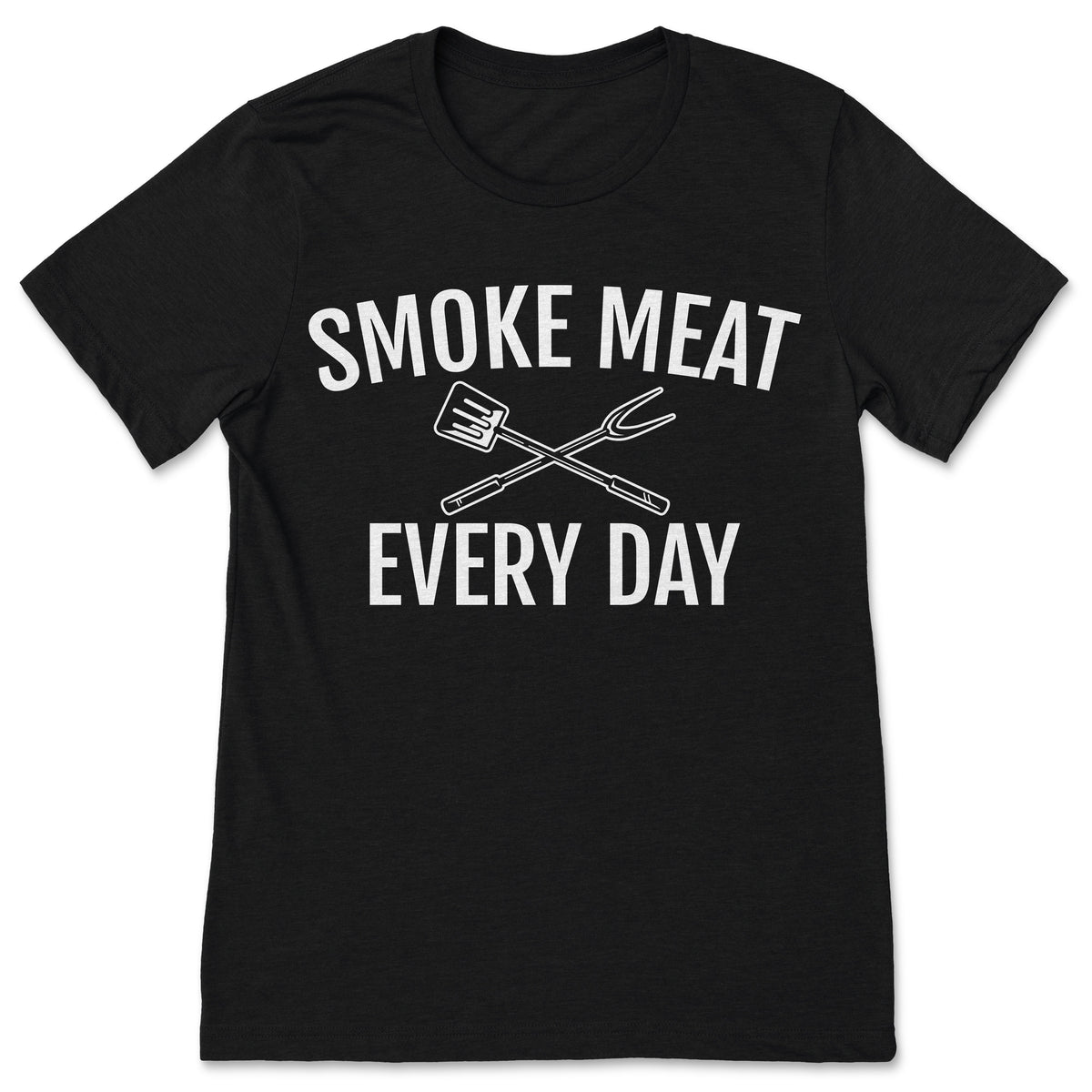 Smoke Meat Every Day BBQ Grill T Shirt Pitmaster Smoker product image 1