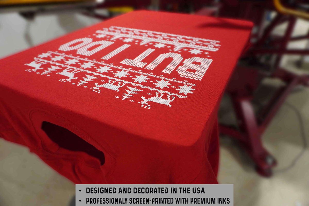 Christmas matching green red funny long sleeve shirts I product image 5