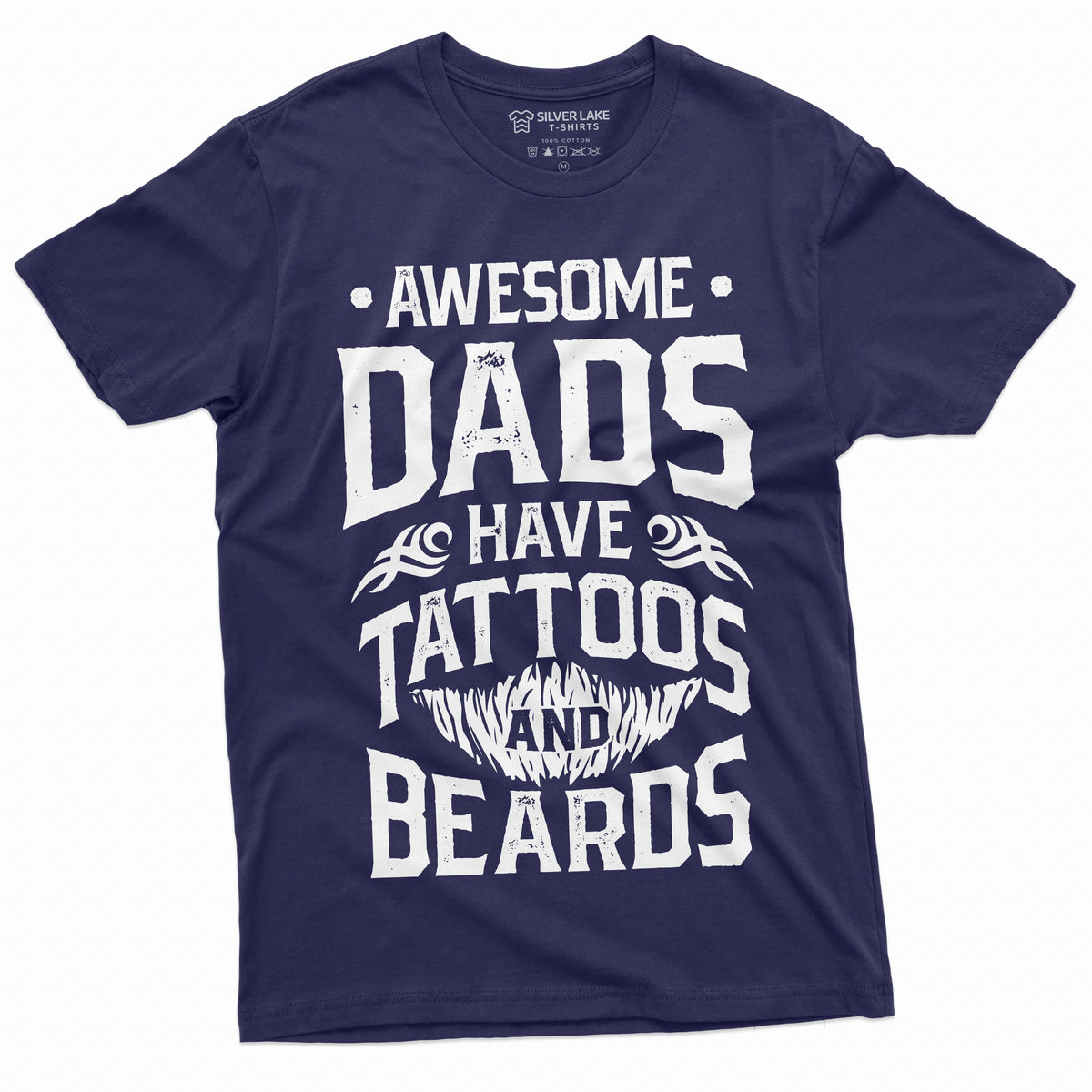 Mens Beard and Tattoo Birthday Gift Fathers Day Shirt product image 11