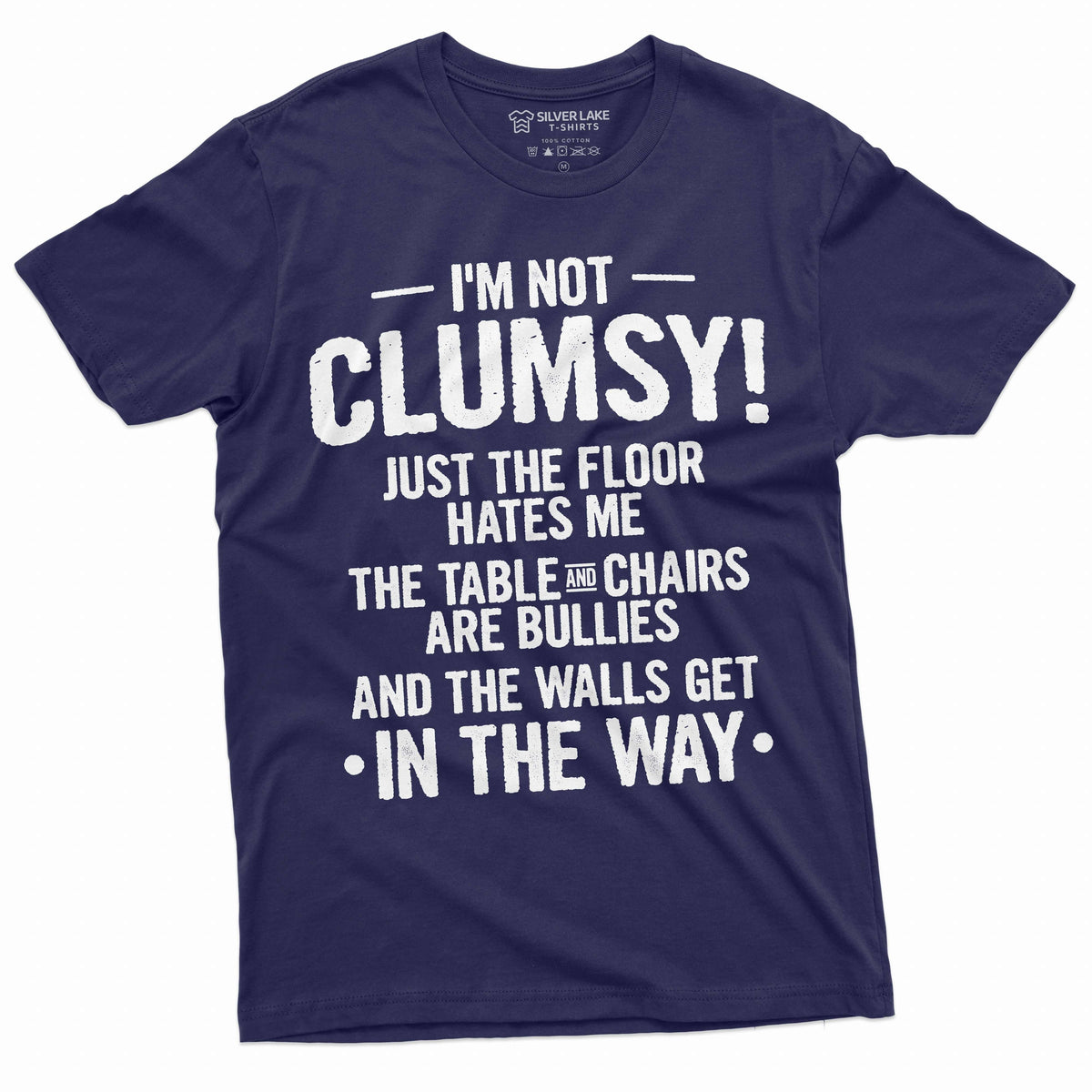 Funny Clumsy T-shirt Birthday humorous saying gift tee product image 3