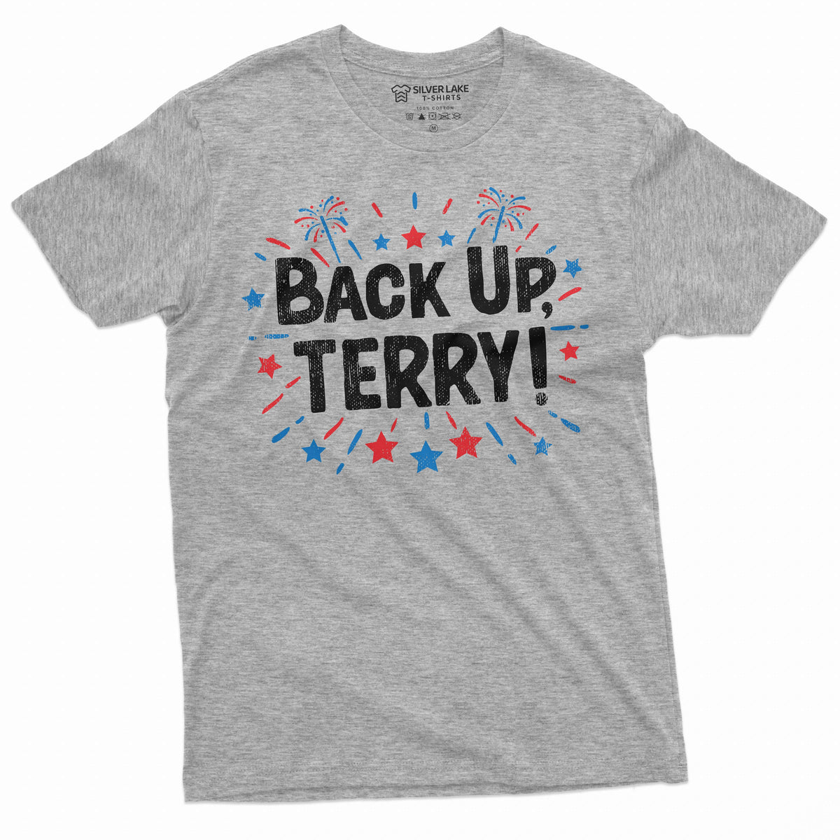 Men's Funny 4th of July shirt Back Up Terry Tee Wheelchair product image 5