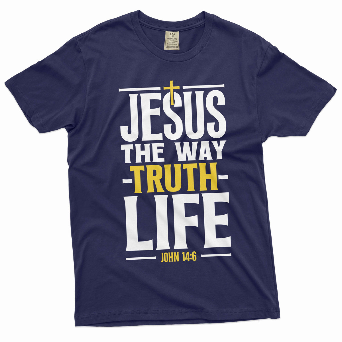 Jesus T-shirt Christian way truth life tee shirt Church Mom product image 3