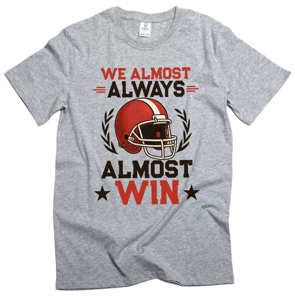 Men's Funny We almost always win sports football T-shirt product image 5