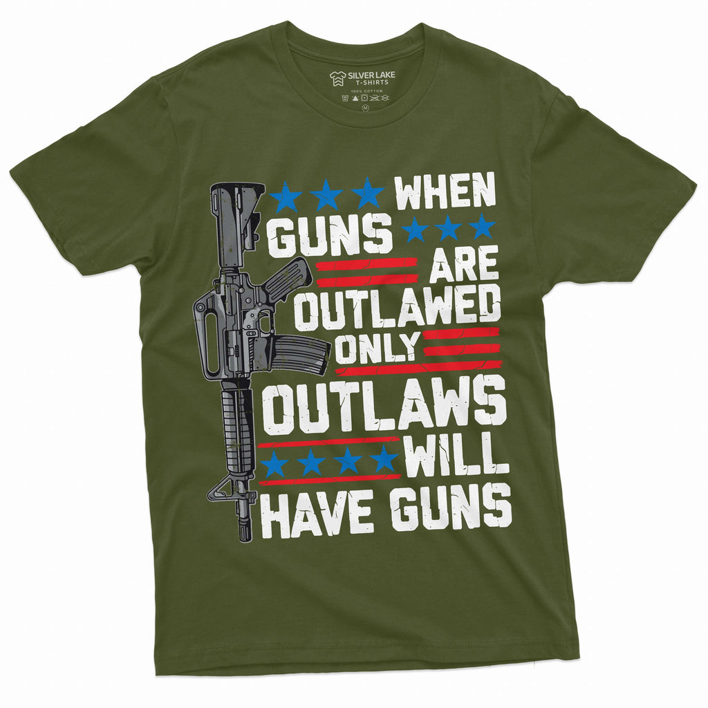 Men's 2A 2nd amendment pro gun T-shirt conservative product image 4