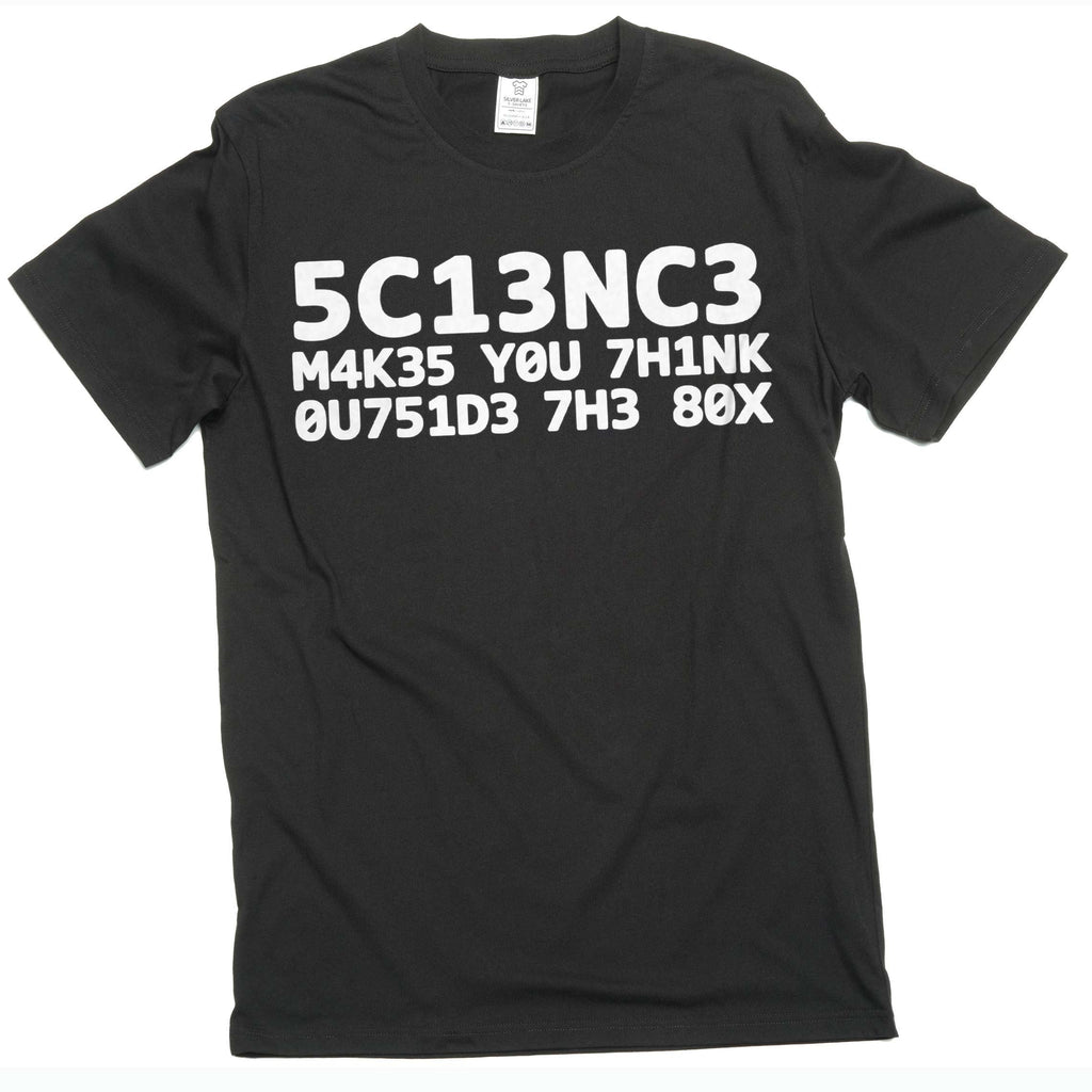 Science Makes You Think Outside The Box Shirt Funny Nerd product image 2