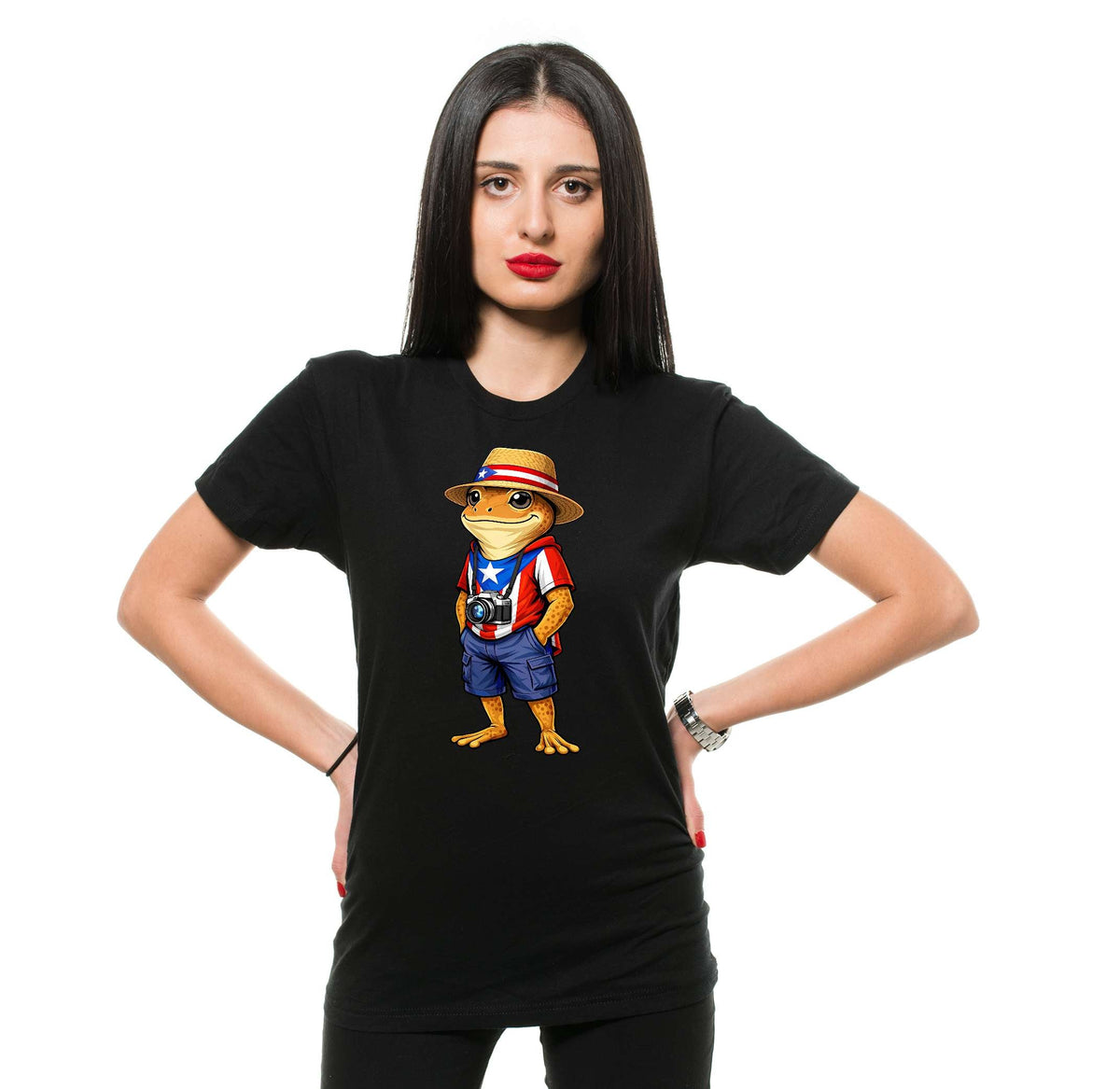 Patriotic native Coqui Frog Puerto Rico Flag Rican Taino product image 6
