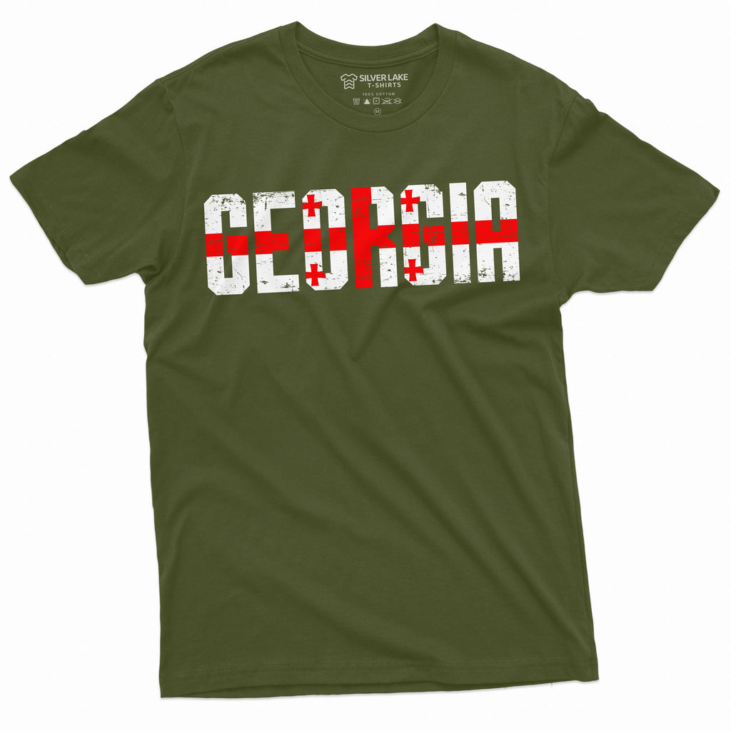 Men's Georgia Shirt Sakartvelo T-Shirt Georgian Gifts product image 4