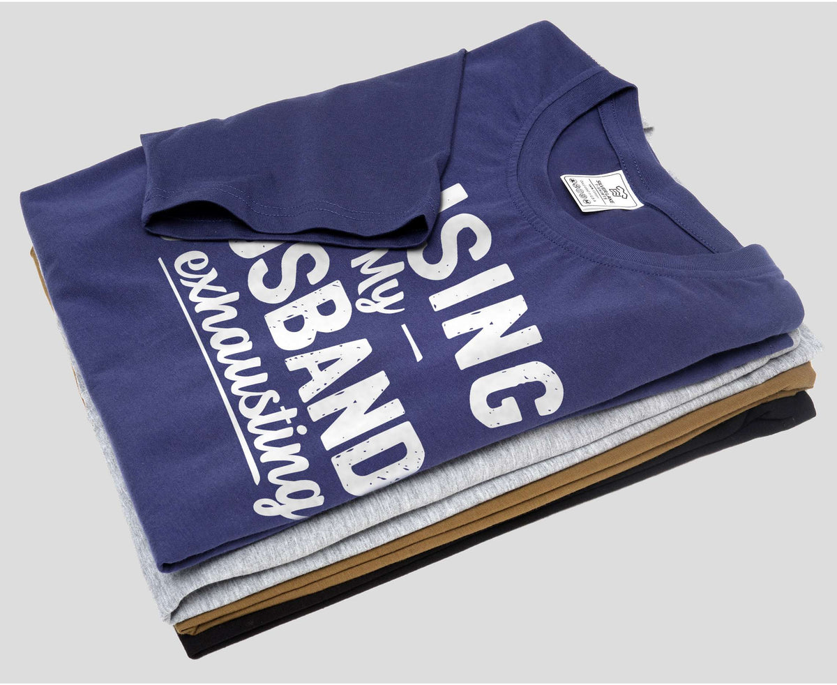 Women's Funny Raising husband T-shirt Gift For Wife product image 5