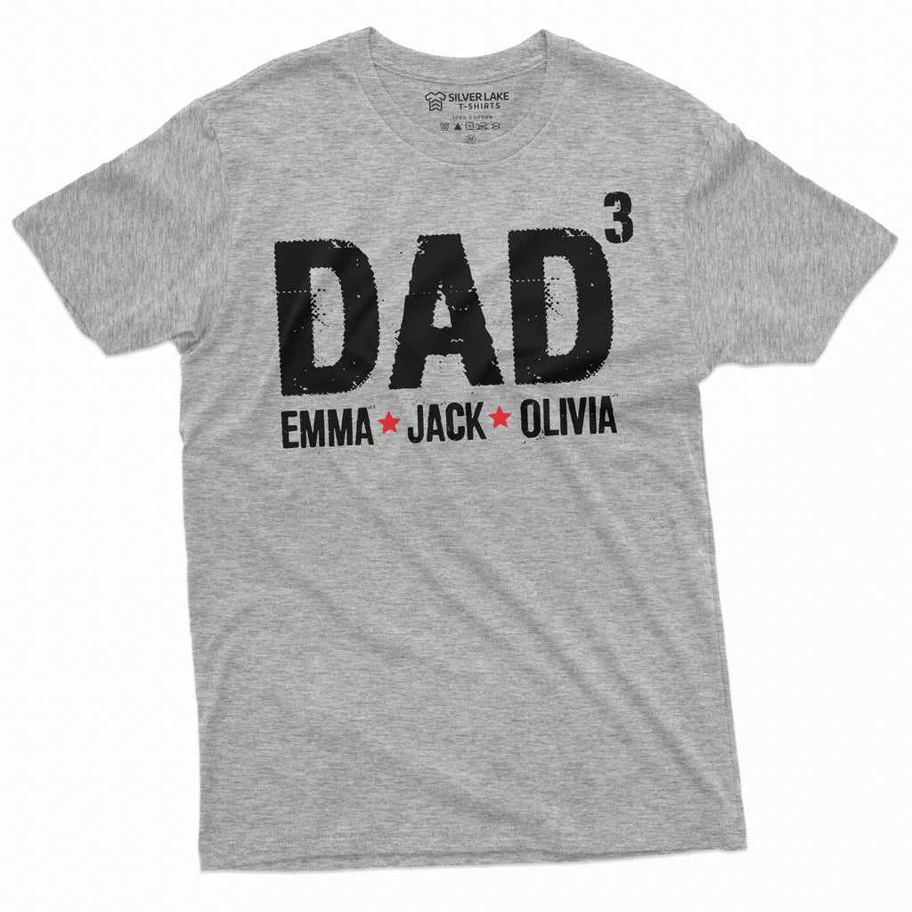 Men's Custom Dad T-shirt Father's Day Gift | Daughter Son product image 5