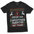 Christmas Ugly Sweater T-shirt Funny Programmer Error 404 product image 1