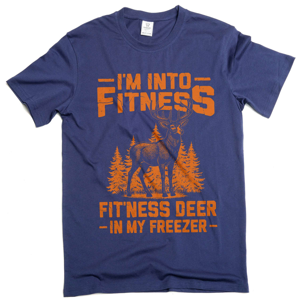 Men's Funny fitness deer in my freezer T-shirt hunter product image 1