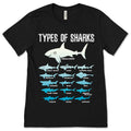16 Types of Sharks T-Shirt, Marine Biology, Shark Week product image 1