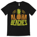 Aloha Beaches Pineapple Sunglasses Hawaii Hawaiian T-Shirt product image 1