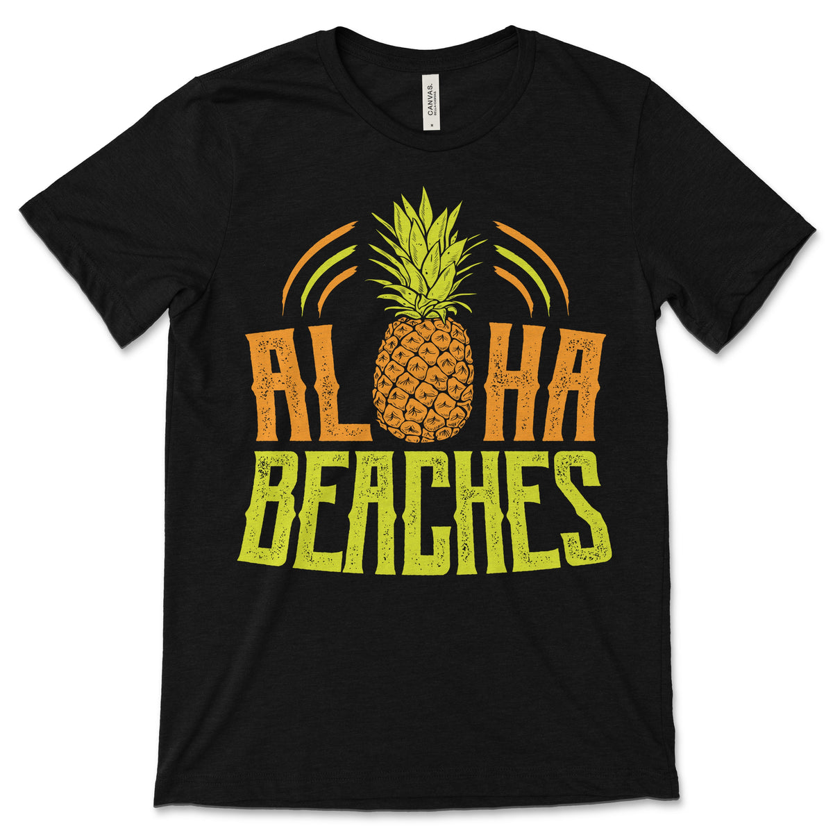 Aloha Beaches Pineapple Sunglasses Hawaii Hawaiian T-Shirt product image 1