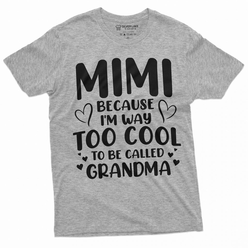 Mimi Grandma T-shirt Grandmother gift shirt gifts Birthday product image 5