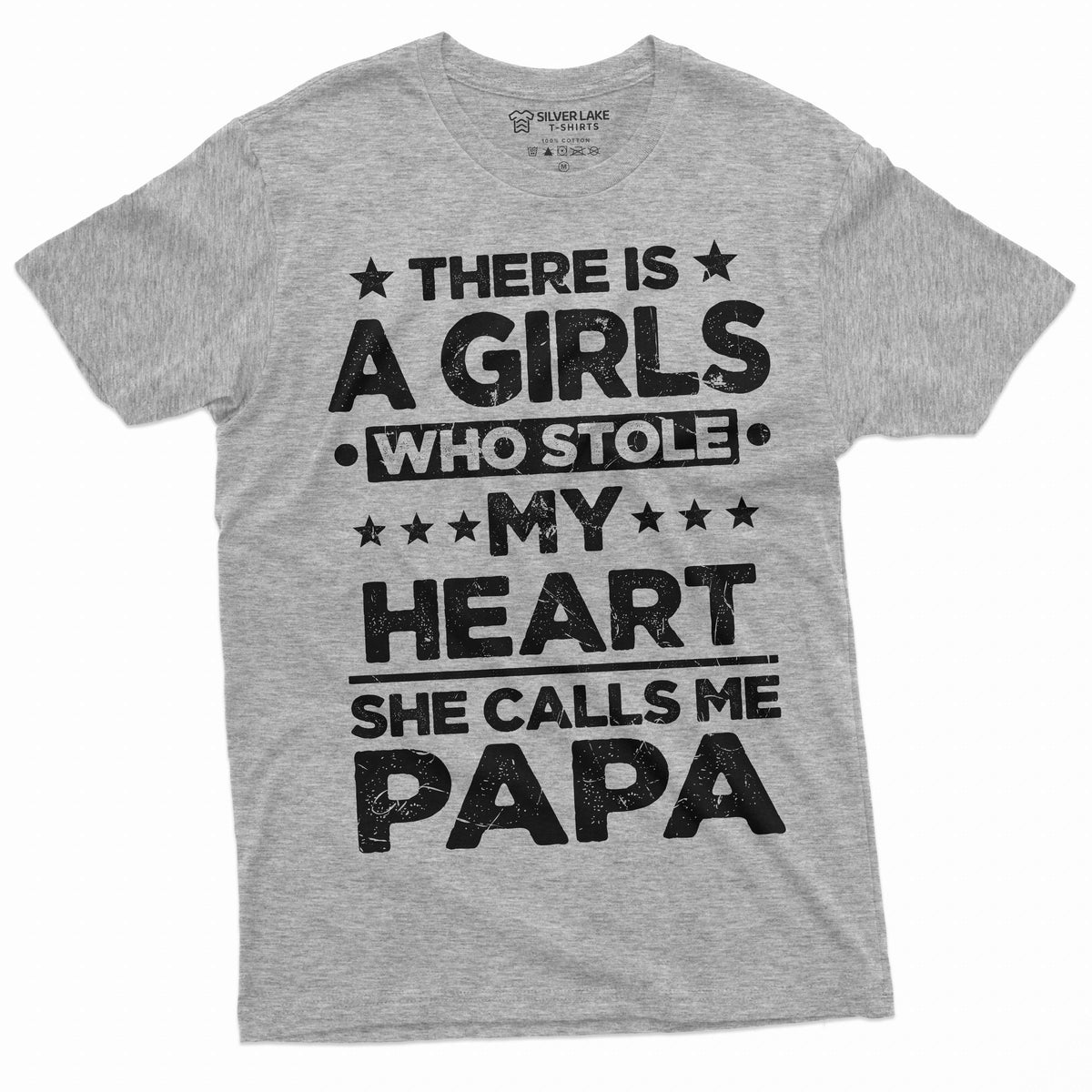 Men's Papa Daughter shirt Girl stole my heart she call me product image 5