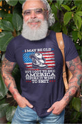 Men's USA Patriotic T-shirt I Got To See America Tee US product image 1