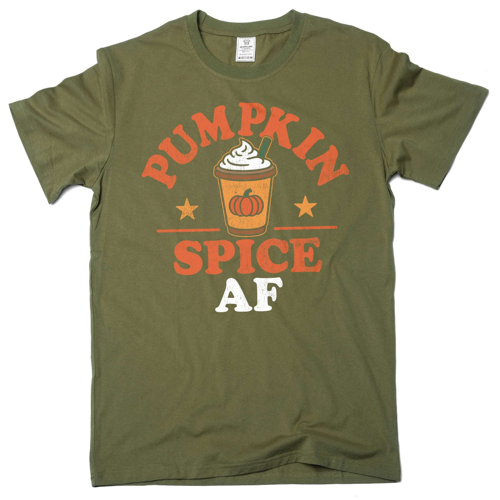 Pumpkin Spice AF Shirt, Funny Fall Coffee Tee, Latte product image 4