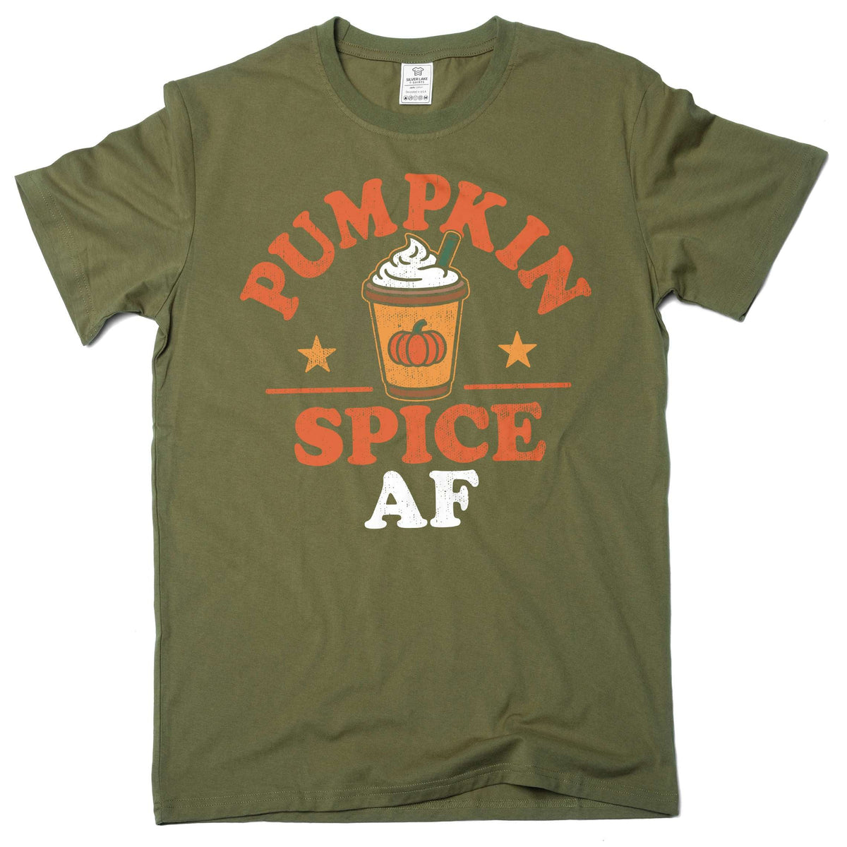 Pumpkin Spice AF Shirt, Funny Fall Coffee Tee, Latte product image 4